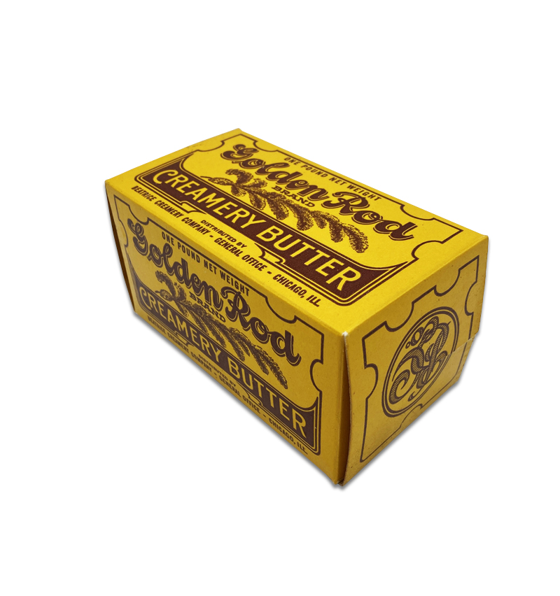 Vintage American Golden Rod Creamery Butter Box Circa 1930s